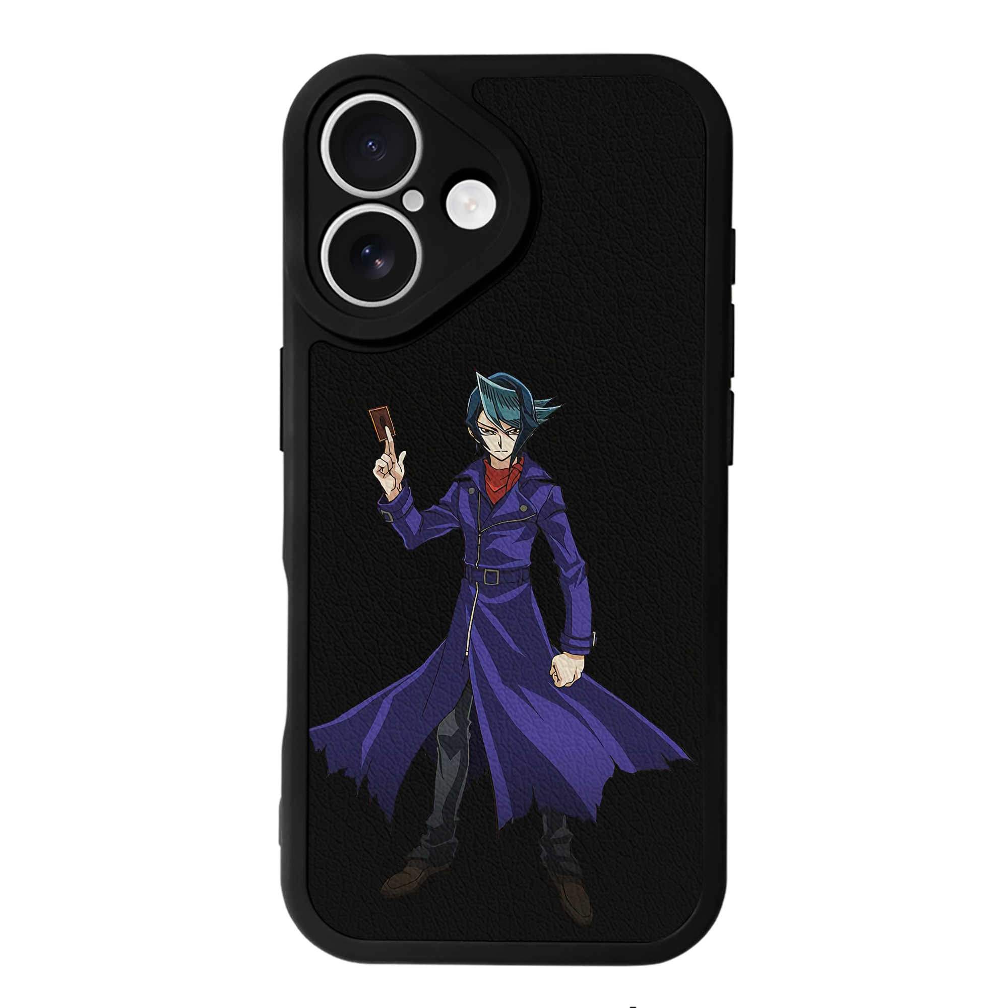 遊☆戯☆王 Yu-Gi-Oh! 【iPhone 16シリーズ対応】シリコンスマホケース（レザー調） 材質：シリコン